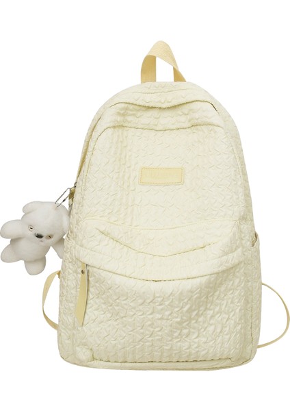 Okul Çantası Kadın Taze Ortaokul Öğrencisi Lise Üniversite Öğrencisi Sırt Çantası Kadın Büyük Kapasiteli Trendy Seyahat Bilgisayar Çantası Sırt Çantası (Yurt Dışından)