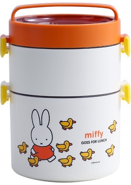 Yuvarlak Çift Katmanlı 304 Paslanmaz Çelik Öğle Yemeği Kutusu Çocuk Öğle Yemeği Bento Kutusu (Yurt Dışından)