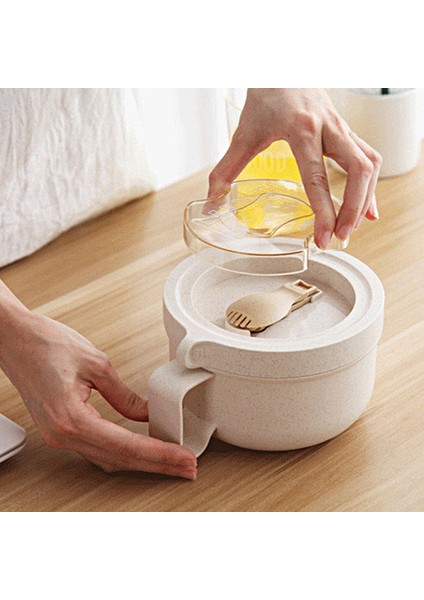 Buğday Saman Mühürlü Taze Plastik Öğle Yemeği Kutusu Kase Hızlı Set (Yurt Dışından) modelleri