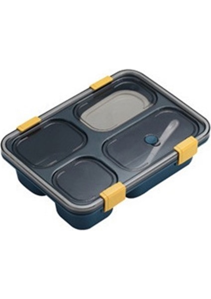 Bölmeli Bento Kutusu Plastik Öğle Yemeği Kutusu Çatal Bıçak Takımı ile Mikrodalgada Kullanılabilir (Yurt Dışından) fiyatları