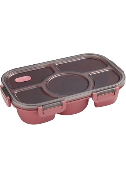 Plastik Beş Bölmeli Öğle Yemeği Kutusu Taşınabilir Mikrodalga Öğle Yemeği Kutusu (Yurt Dışından)