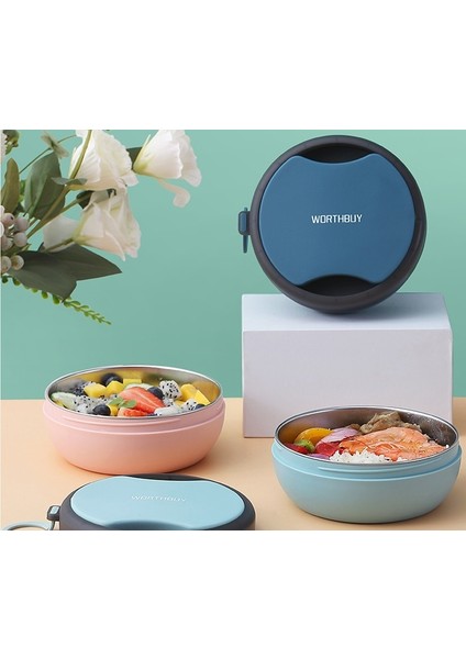 304 Paslanmaz Çelik Yalıtımlı Bento Kutusu Sofra Takımı ile Düşme Önleyici (Yurt Dışından) fiyatları