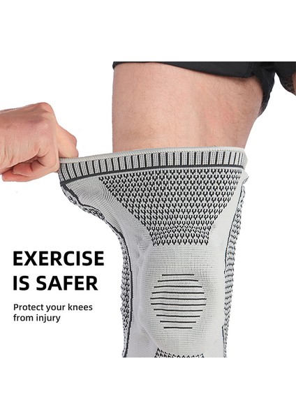 Spor Silikon Ped Çift Taraflı Yay Örgü Naylon Nefes Alabilir Koşu Basketbol Dağcılık Koruyucu Dişli (Yurt Dışından) modelleri