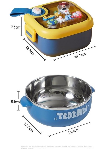 Çocuklar Öğle Yemeği Kutusu Paslanmaz Çelik Sevimli Öğle Yemeği Kutusu Seti (Yurt Dışından) modelleri