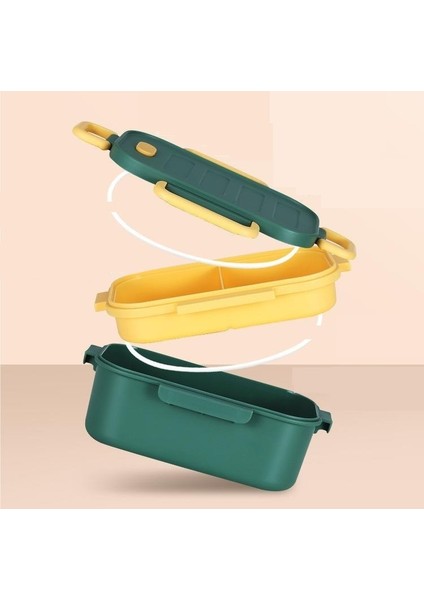 Taşınabilir Çift Katmanlı Öğle Yemeği Kutusu Bölücü Öğle Yemeği Kutusu Açık Öğle Yemeği Kutusu (Yurt Dışından) modelleri