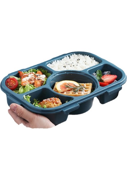 Plastik Beş Bölmeli Öğle Yemeği Kutusu Taşınabilir Mikrodalga Öğle Yemeği Kutusu (Yurt Dışından) fırsatları