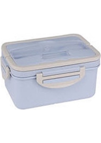 Kaşık ve Yemek Çubukları ile Mikrodalgada Kullanılabilir Üç Bölmeli Yemek Kabı (Yurt Dışından)