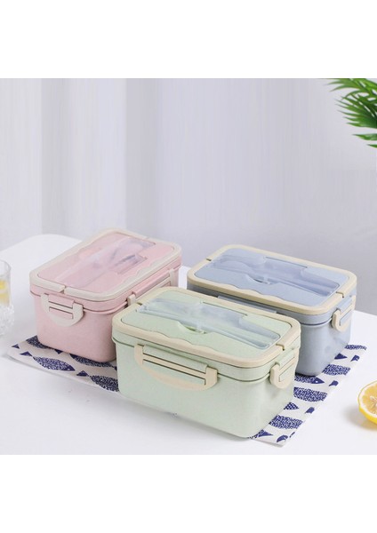 Kaşık ve Yemek Çubukları ile Mikrodalgada Kullanılabilir Üç Bölmeli Yemek Kabı (Yurt Dışından) fiyatları