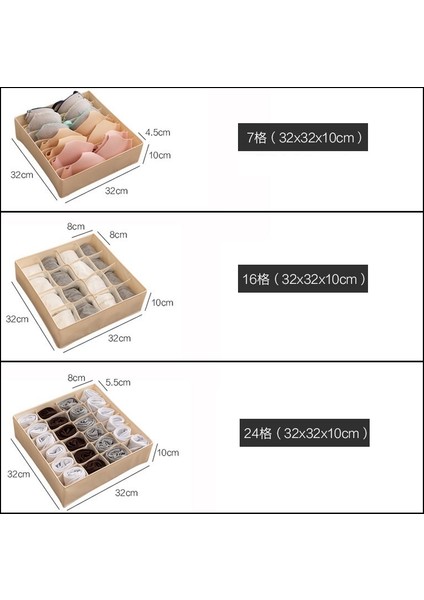 Çekmece Saklama Kutusu Iç Çorap Bölmesi Saklama Kutusu 3'lü Set (Yurt Dışından) modelleri