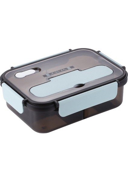 Çatal Bıçak Takımı ile Mikrodalgada Kullanılabilir Plastik Öğle Yemeği Kutusu (Yurt Dışından)