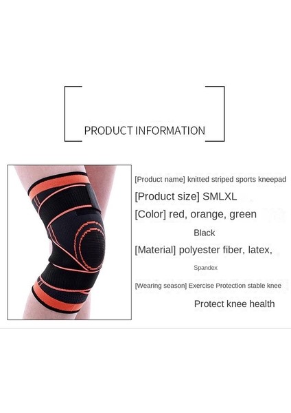 Örme Spor Dizlikler Basınçlı Koşu Basketbol Bisiklet Spor Nefes Alabilen Sargı Koruyucu Donanım (Yurt Dışından) modelleri