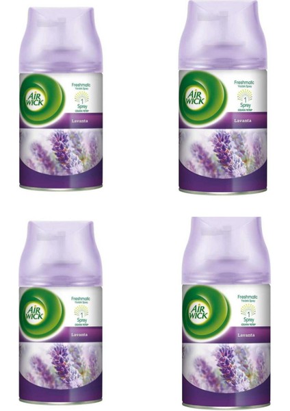 Oda Kokusu Freshmatic Makine Yedek Spreyi Lavanta 4 Adet
