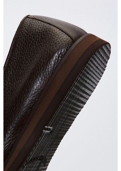 Jolanda Erkek Kahverengi Floter Hakiki Deri Loafer Ayakkabı 537 3217 Erk Ayk Y23 indirimleri