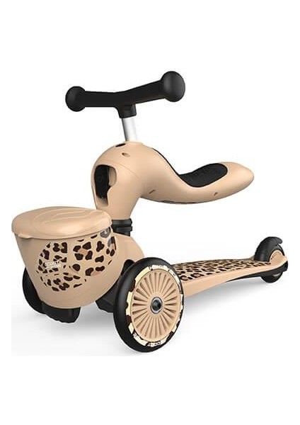 Scoot And Ride Highwaykick 1 Lifestyle Scooter - Leopard 210621-96607