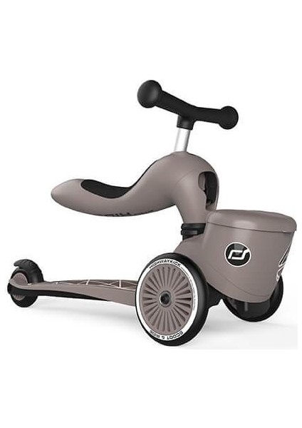 Scoot And Ride Highwaykick 1 Lifestyle Scooter - Brown Lines 210621-96605