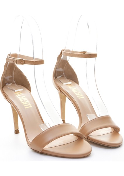 Taine Kadın Bisküvi Cilt Hakiki Deri Topuklu Ayakkabı 613 26321 Bn Sndlt Y23 indirimleri