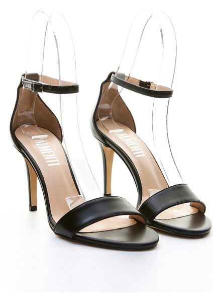 Taine Kadın Siyah Cilt Hakiki Deri Topuklu Ayakkabı 613 26321 Bn Sndlt Y23 fırsatları