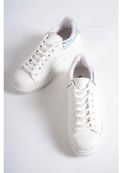 MBMKQ200-BHLG Kadın Kalın Taban Beyaz/hologram Sneaker & Spor Ayakkabı modelleri