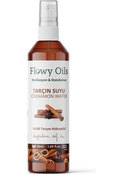 Tarçın Suyu Cilt Temizleyici Tonik %100 Tam Saf Doğal Yağlı Distilasyon Hidrosöl Suyu Cinnamon 50ML