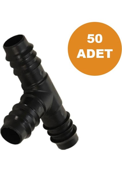 20X20X20 Ekleme Te Damlama Sulama Ek Parçası (50 Adet)