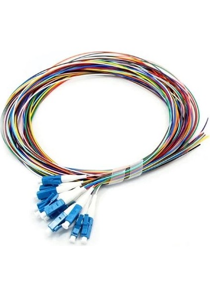 Fiber Optik Lc Sm G652D F/o Pigtail L:1.2m (12 Renk) Standart