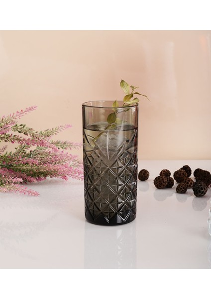 Timeless Gri Meşrubat & Kokteyl Bardağı 450 cc