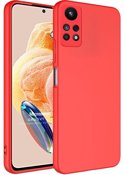 Redmi Note 12 Pro 4g Kılıf Groovy Soft Kırmızı