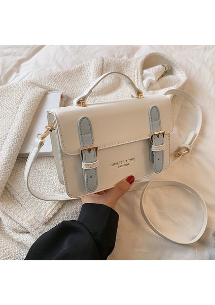 Yeni Küçük Çanta Kadın Trendi Moda Renk Kontrast Çanta Tatlı Omuz Askılı Çanta (Yurt Dışından)