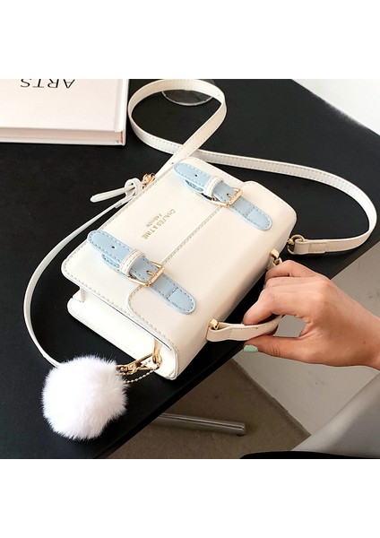 Yeni Küçük Çanta Kadın Trendi Moda Renk Kontrast Çanta Tatlı Omuz Askılı Çanta (Yurt Dışından) modelleri