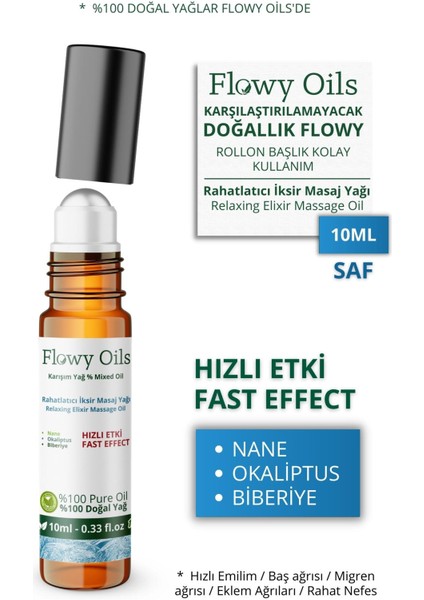 Flowy Oils Rahatlatıcı Yağ ve Vücutta Hızlı Etkili Doğal Formül