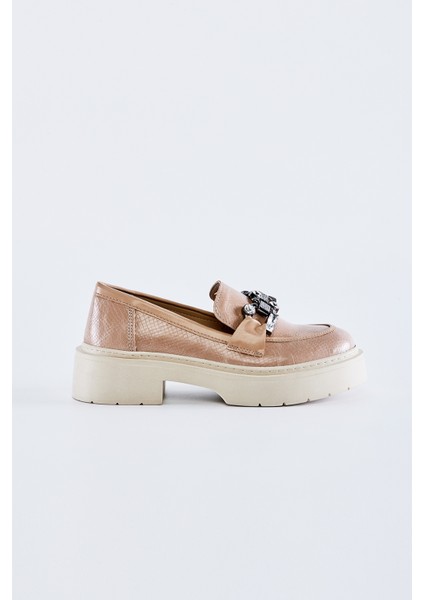 Elda Kadın Vizon Vegan Loafer Ayakkabı 817 1983-1 Bn Ayk Y23 fırsatları