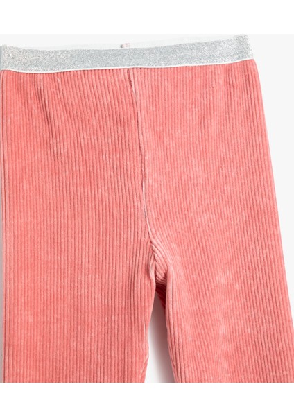 Kadife Tayt Fitilli Simli Beli Lastikli modelleri