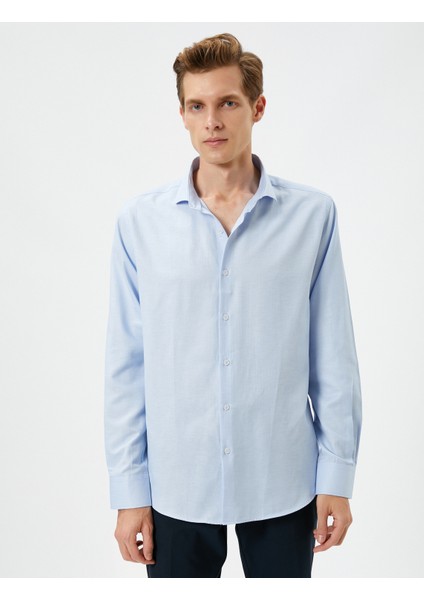 Klasik Gömlek Manşet Yaka Uzun Kollu Düğmeli Non Iron modelleri