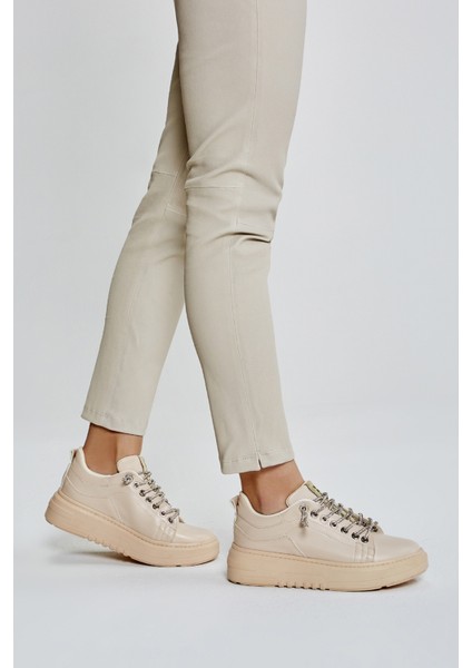 Clair Kadın Bej Vegan Spor Ayakkabı 817 AD1995 Bn Ayk Y23 fiyatları