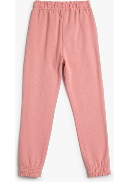 Basic Jogger Eşofman Altı Şardonlu Cepli Beli Lastikli Pamuklu