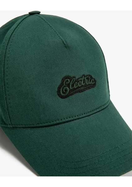 Cap Şapka Slogan İşlemeli modelleri