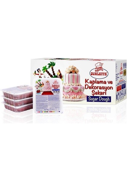 Kırmızı Şeker Hamuru 1 Kğ
