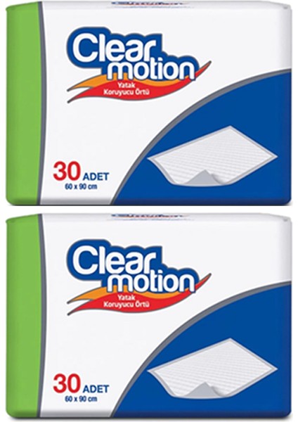 Clear Motion  Yatak Koruyucu Örtü 60X90 cm 60 Adet