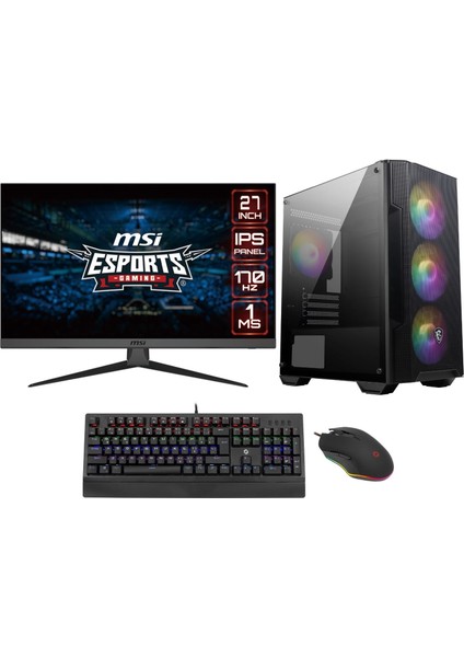 GO4578DS Intel Core i5 13400F 16GB 1TB SSD + 1TB HDD RTX3060 Windows 11 Pro 27" Masaüstü Bilgisayar