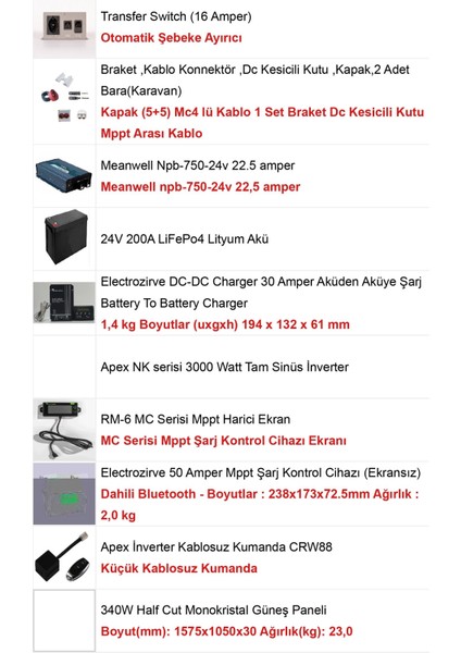 Obus Premıum Plus Solar Sistem Paketi (3000W)