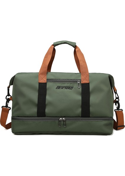 Islak ve Kuru Ayırma Büyük Kapasiteli Omuz Askılı Çanta (Yurt Dışından)