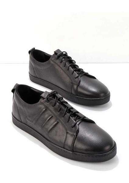 Siyah Leather Erkek Casual Ayakkabı E01754060003
