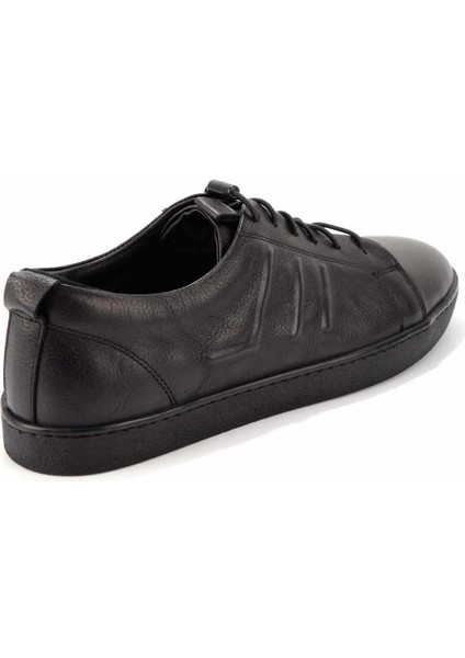 Siyah Leather Erkek Casual Ayakkabı E01754060003 fırsatları