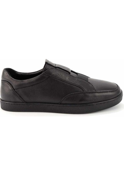 Siyah Leather Erkek Casual Ayakkabı E01754060303