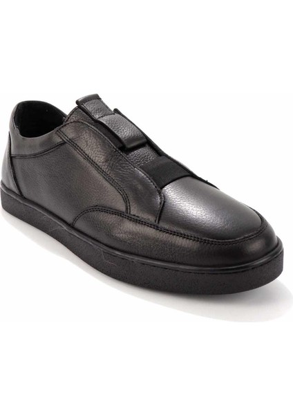 Siyah Leather Erkek Casual Ayakkabı E01754060303