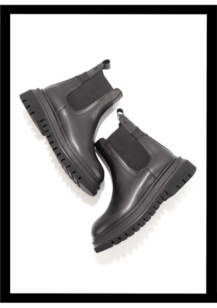 Siyah Kadın Bot & Bootie K02538560409
