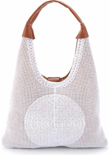 Beyaz File Kadın Omuz Çantası C06960200922 fiyatları