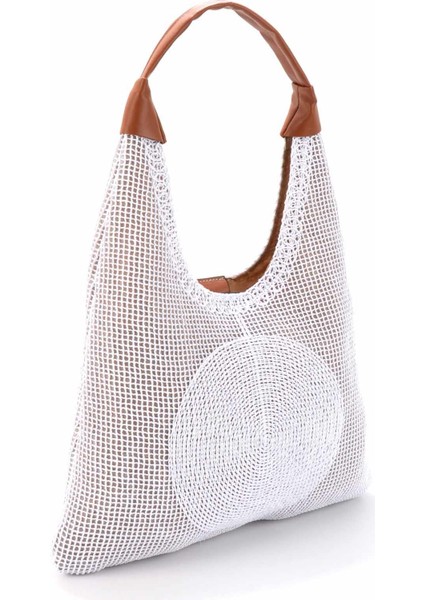 Beyaz File Kadın Omuz Çantası C06960200922 modelleri