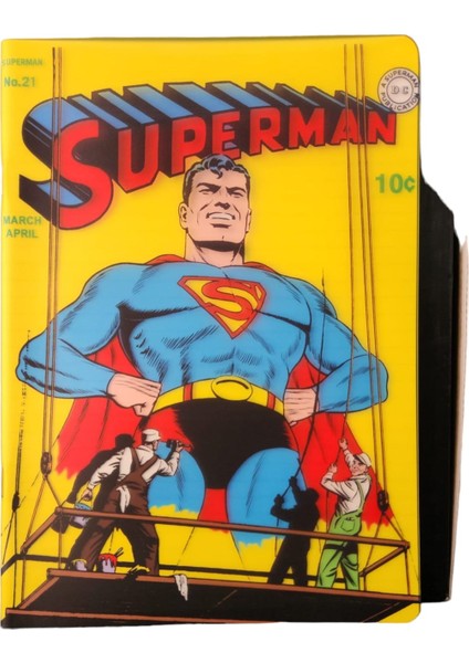 Superman Çizgi Roman 26X18,5 Çizgili 40 Yaprak Defter