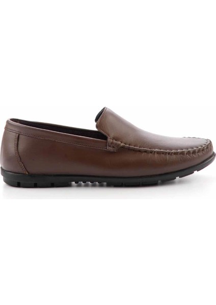 Kahve Leather Erkek Loafer Ayakkabı E01378051003